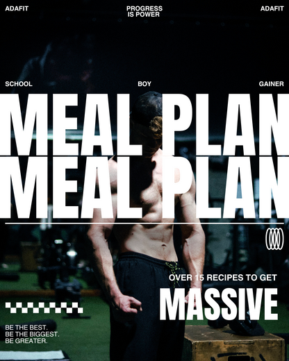 ADAFIT SCHOOL BOY GAINER MEAL PLAN  &amp; RECIPES V2