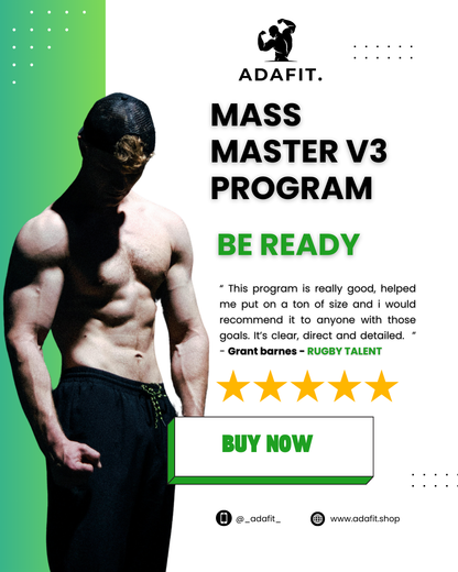 ADAFIT MASS MASTER V3 TRAINING PROGRAM